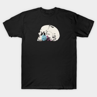 The Skull and the Blue Rose. T-Shirt